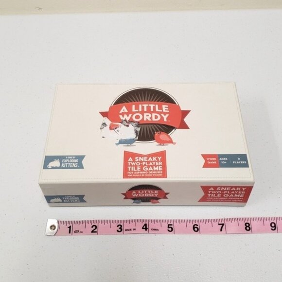 A Little Wordy Tile 2 Player Word Game - Picture 6 of 6